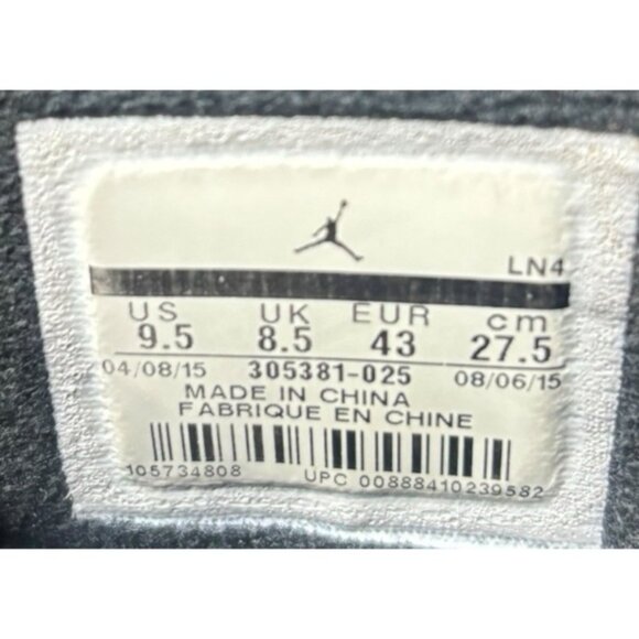 Nike Air Jordan 8 Retro Aqua Playoff Sz 9.5 Mens Shoe Black Reimagined Cement main image 6